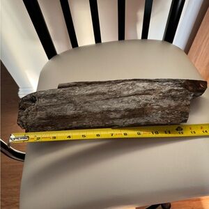 Rustic Brown Wooden Accent Piece